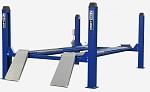 Подъемник четырехстоечный г/п 6500 кг. платформы для сход-развала KraftWell KRW6.5WA_blue